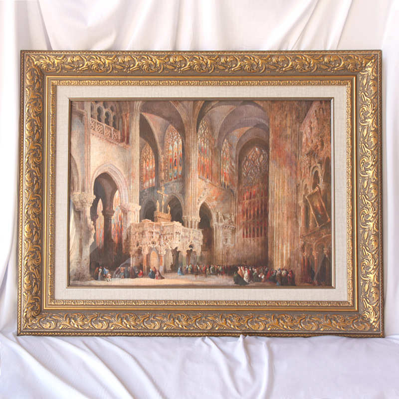 儿童70长50宽diy一千片拼图相框 84开线条框线挂墙装裱自装大画框