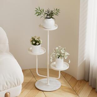 轻奢多层花架子客厅落地式 阳台卧室内植物架绿萝错层花盆架省空间