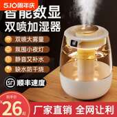 加湿器家用静音卧室孕妇婴儿小型桌面净化大雾量空气香薰喷雾机6