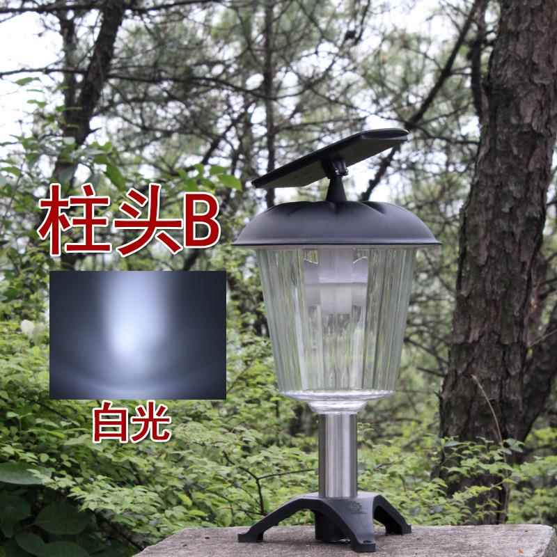 户外太能阳景观庭院壁公走2.3M园别墅超高草坪灯防水地灯围灯墙廊
