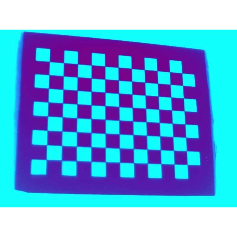 红外测试靶标 棋盘格 标定板  几何畸变测试 12X9 阵列高精密校正