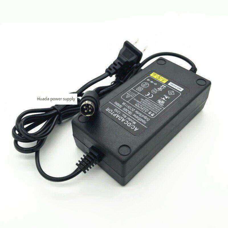 海康威视4针录像机电源线DS-7832HE-E2 模拟监控主机适配器12V60W
