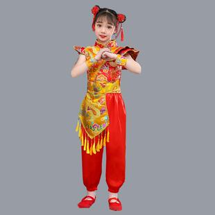 正品童世欢腾演出太平女儿鼓表演服鼓盛舞少年象王行儿打鼓服腰鼓