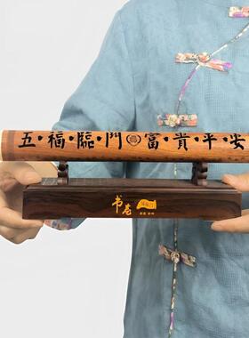 香道古典音乐机蓝牙音响线香薰炉黑檀木复古琴茶室茶台播放器摆件