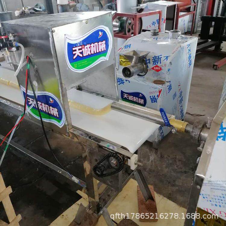 供应水磨自熟米豆腐机 自动煮浆米豆腐机 一次成型块状米豆腐机