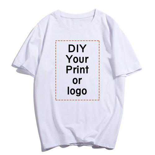 Customized Printed fashion T shirt Harajuku Women Top DIY Yo