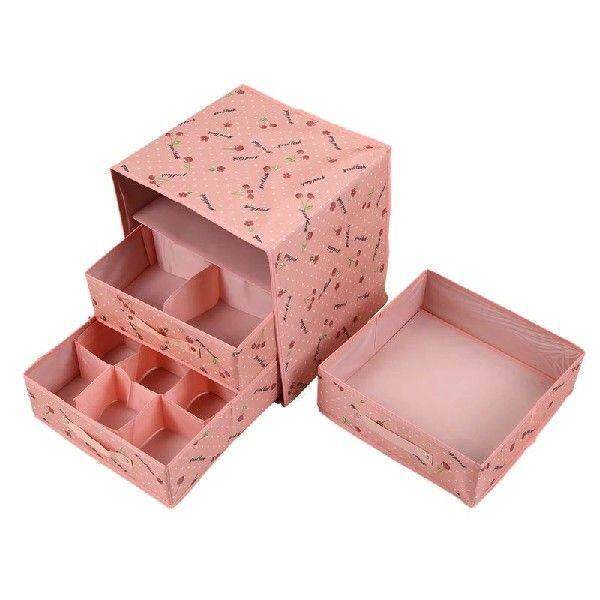 Foldable Divider Storage Bra Drawers Non-Woven Fabric