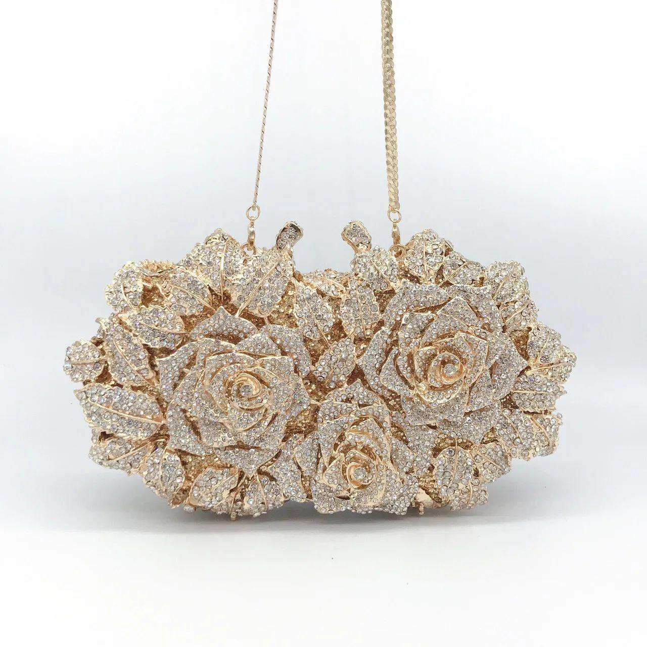Amiqi Mermaid Ladies Party Hold Bag Diamond Bright Solid Pat