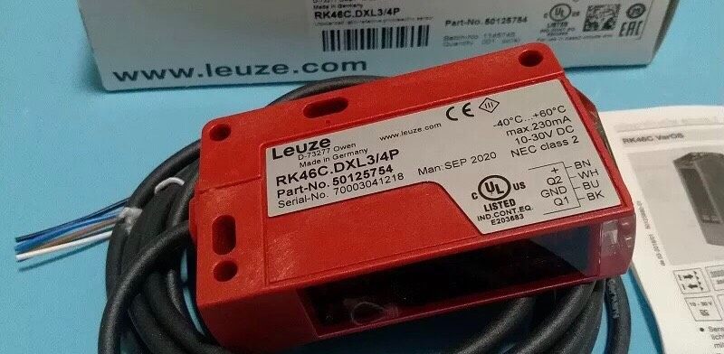 全新原装Leuze劳易测RK46C.DXL3/4P传感器50