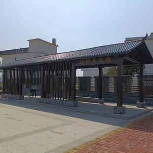 树脂长廊仿古建园林户外景观花园回廊闲防腐休文庭269院木质瓦化