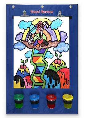 刚上市优惠卖不占空间的便携式画架防止弄脏垟壁画布悬挂式画架