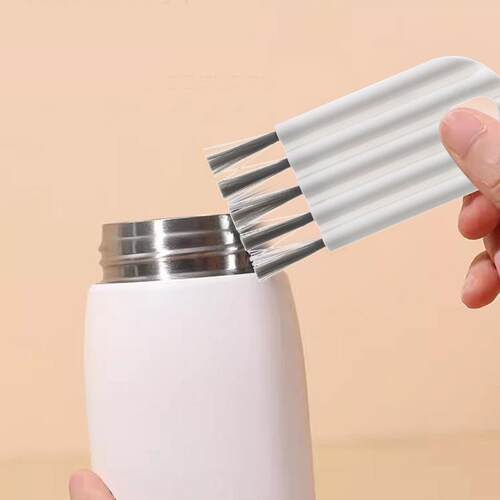New Flexible Cup Lid Brush Multi-functional Gap Soft Bristle