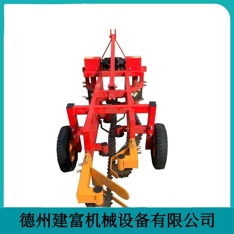 夹齿式农用花生收获机四轮拖拉机带的花生收获机 收花生的机器