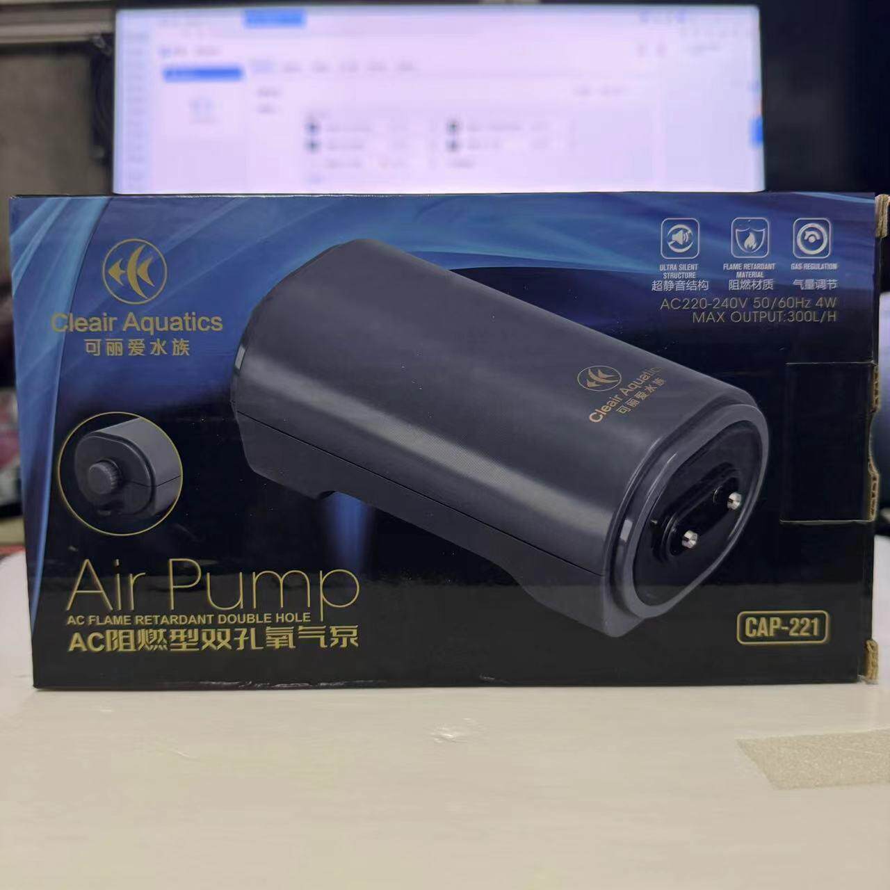 可丽爱CAP系列增氧泵鱼缸增氧机交直流两用增氧气泵超静音打氧机
