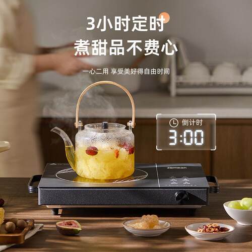 德国Zemkon电陶炉家用不挑锅围炉煮茶炉光波炉多功能炒菜电磁炉