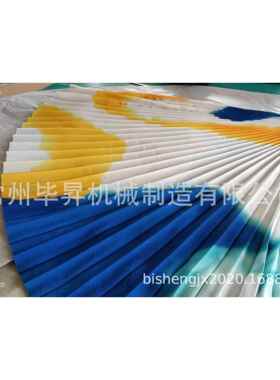 厂家销售服6面料压褶机 51形机 电脑全自装动MLR压褶扇机 压皱机