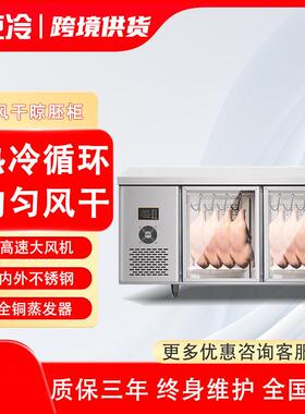 商用新款晾鸭柜烧鹅烧鸭胚吹风干展示柜除湿保鲜烤鸭风干晾胚柜