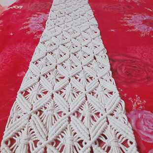 北欧式桌旗 婚礼宴会装饰桌布 民宿装饰挂毯