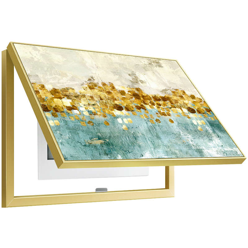 轻奢电表箱装饰画遮挡箱简约现代免打孔入户餐厅多媒体箱遮挡挂画