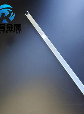 U型铝槽白色U型铝槽8*8*1内槽6铝合金u形槽包边条玻璃固定u型卡