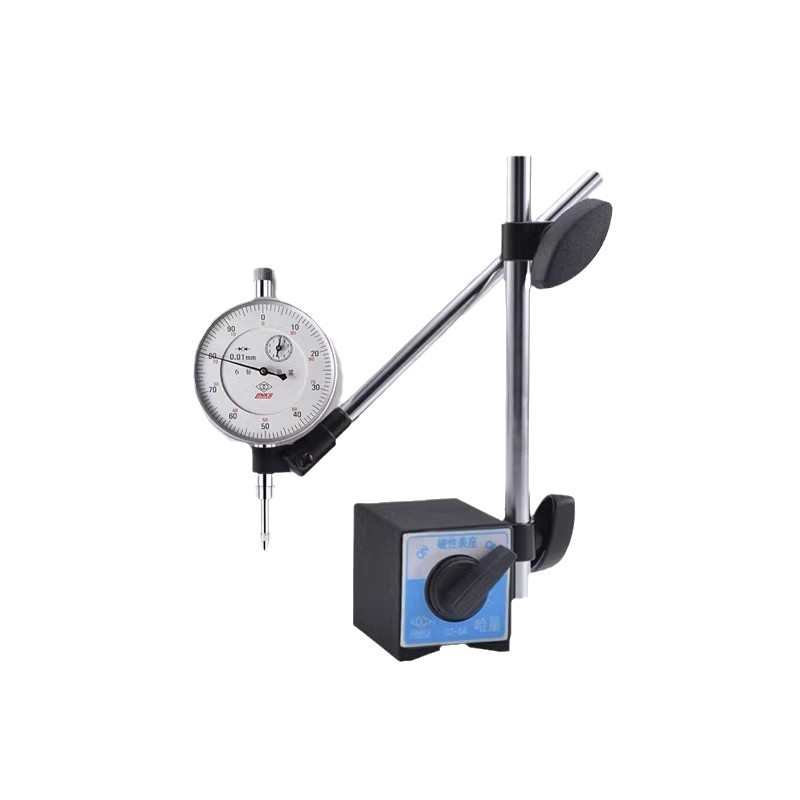 哈量6钻防震百分表0-10数显千分表头磁性表座机械指示表校表测头