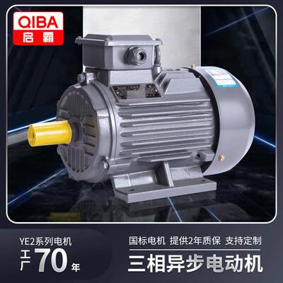 厂家直供18.5W全铜线卧式马达380V三相异步交流电动机YE2电机