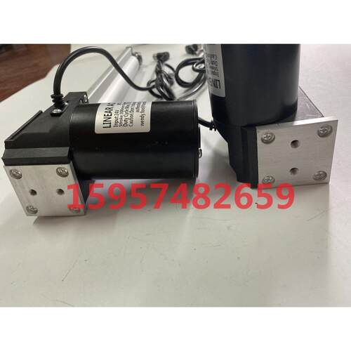 行程250mm速度18mm/s电压24V2M线直流电动推杆螺纹孔连接件