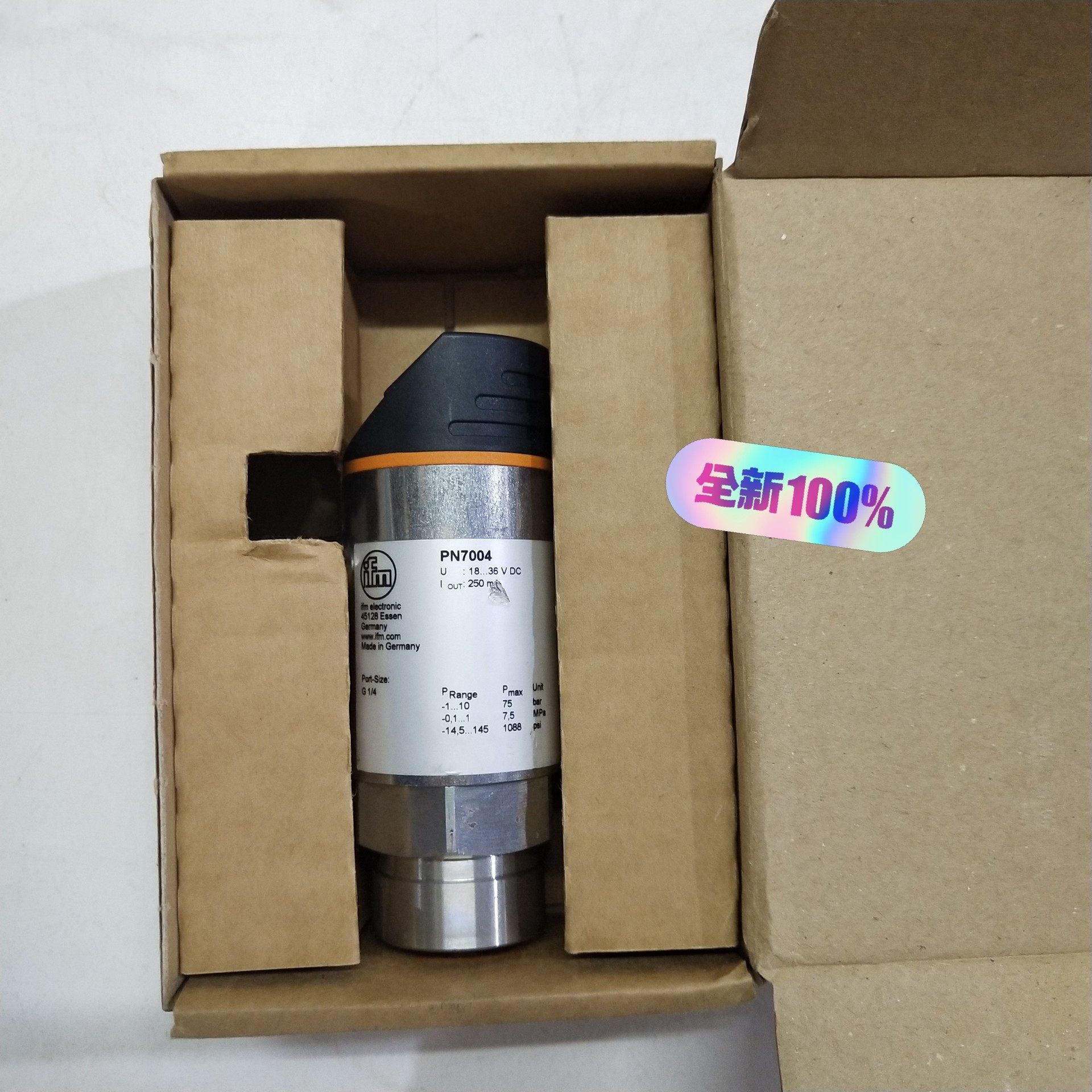 IFM易福门PN7004 压力传感器 全新原装正品 实物实图