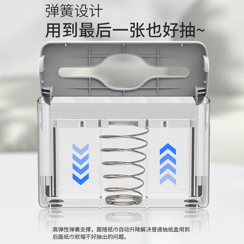 新款台式擦纸酒店商手务家用卫生间抽取式厨房洗MK-358台手桌面盒