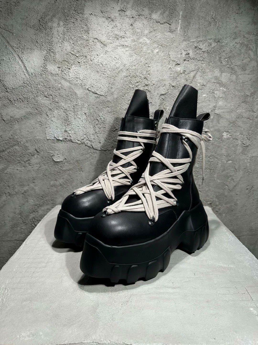 thumbnail for Autonomous RO octopus bottom crazy lace-up boots 25ss platform soled martin boots