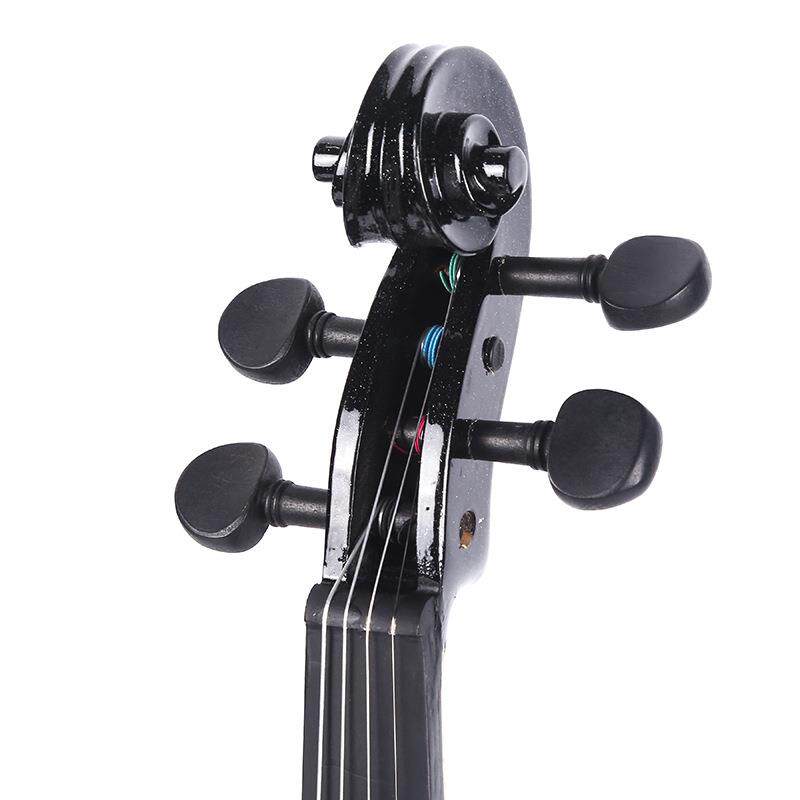 初学者电子小提琴黑色电子琴学者演奏电声小提琴乐器厂家供应