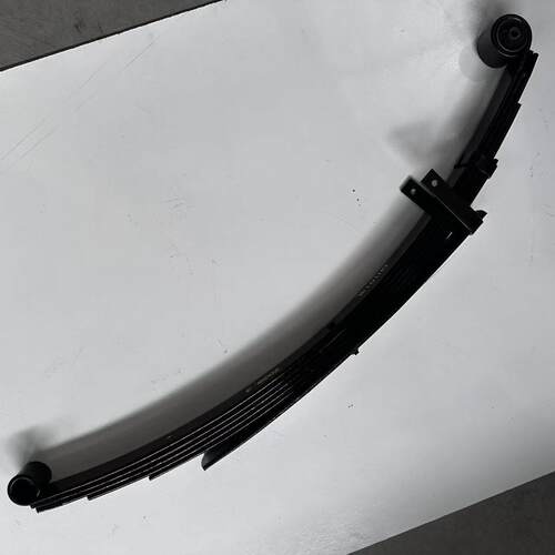 电动观光车后钢板6片8片弹簧双耳式汽车板簧弓子板板簧后震板簧