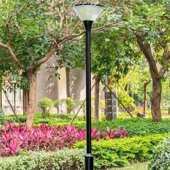 欧式 庭院灯户外花园别墅草坪灯广场防锈压铸铝庭院灯小区高杆路灯