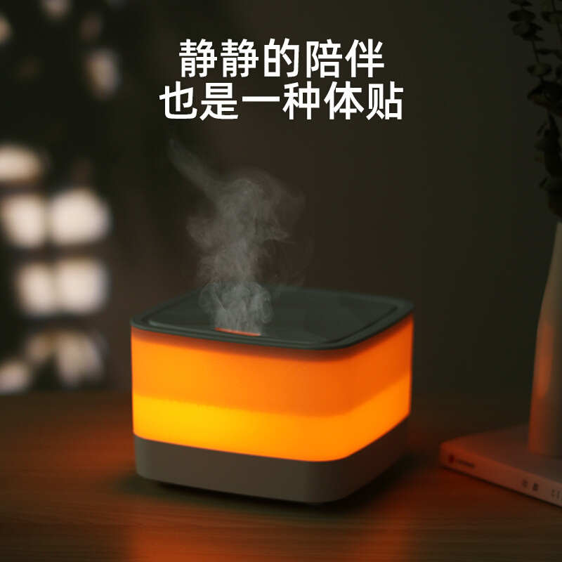 NBSHAN办公桌面家用空气净化大容量加湿器七彩遥控香薰机厂家