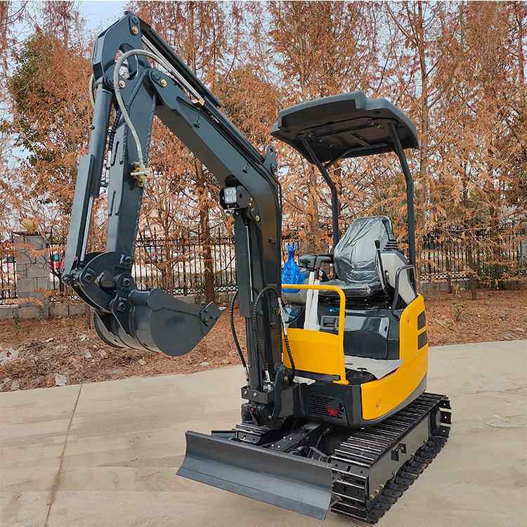 微型小型挖掘机家用挖土农用多功能果园大棚室内拆除一吨勾机