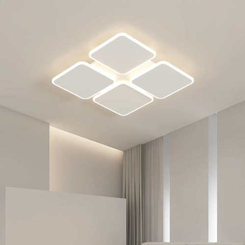 简约几何创意新款个性书房奶油吸顶灯灯具客厅2023风现代卧室方块