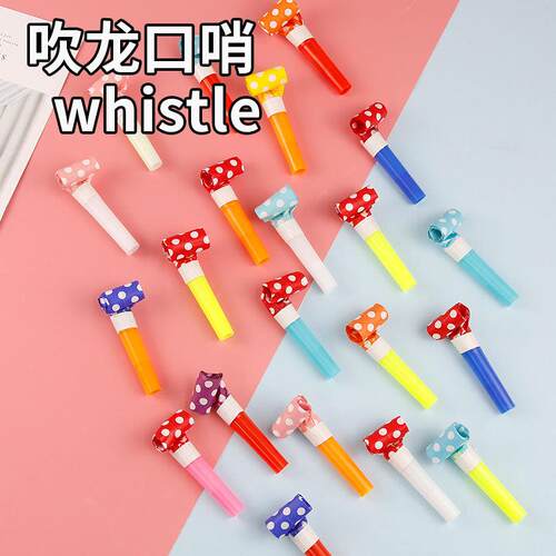 Creative and cute children's dragon whistle, extendable whis