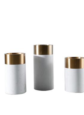 现代简约北欧风格家居软装饰品桌面花插样板房花器花瓶摆件