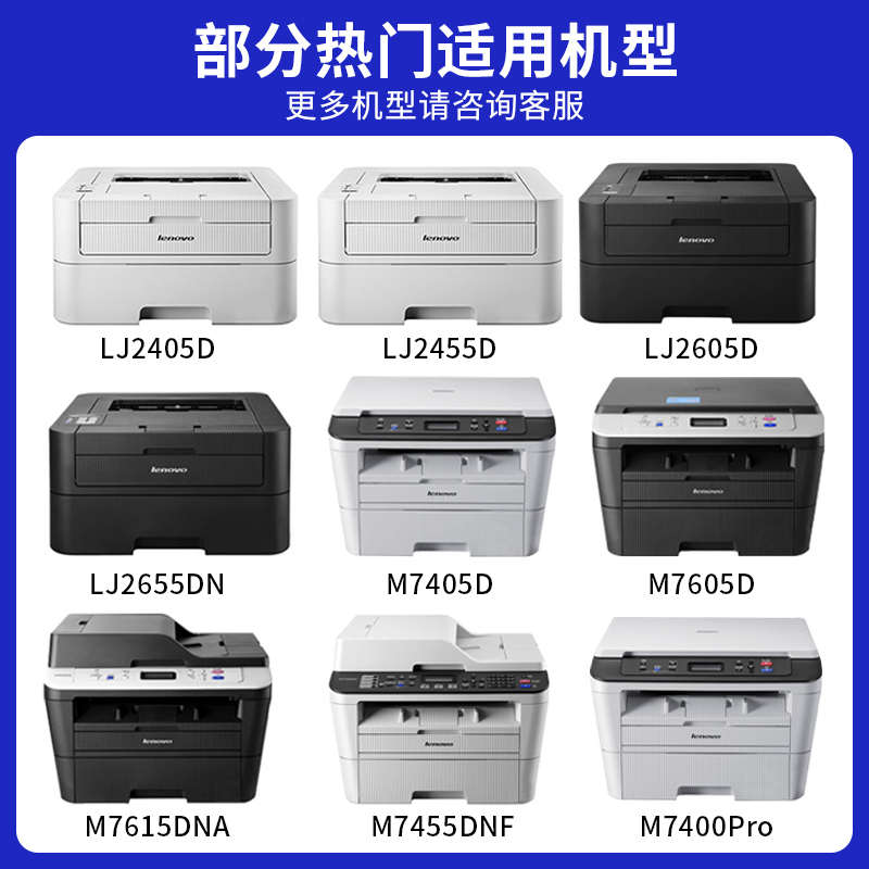 适用联想M7615DNA硒鼓M7605d粉盒M7400pro 7626DNA 7405D打印机lt