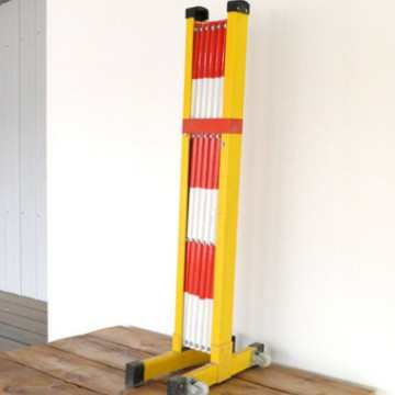 厂家直销电力施工伸缩围栏绝缘防护栏移动式木质遮栏安全设施