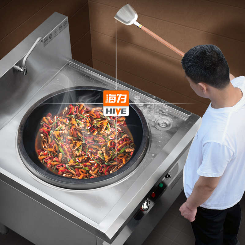 商用电热大锅灶食堂电炒灶大型工地炒菜锅大电热锅卤煮锅牛羊汤锅