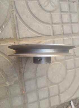 三角皮带轮 a型b型c d单水槽双水槽3 4 5 6槽铸铁带柱头小 电机皮