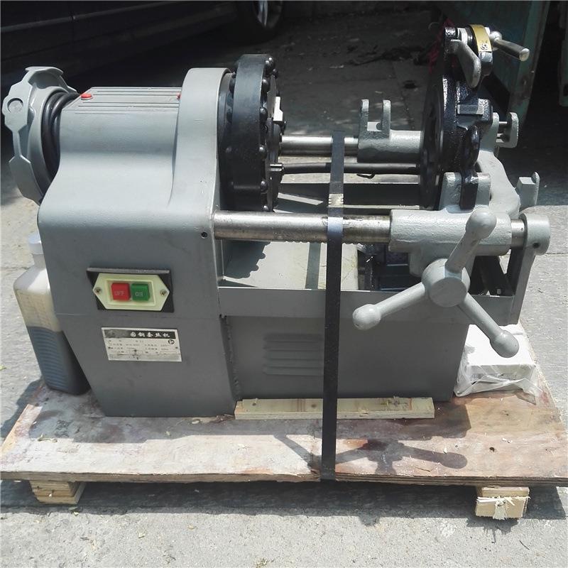 12-M3低速圆3钢套丝机 丝预埋螺栓套M丝机TZU 多功能圆钢绞机