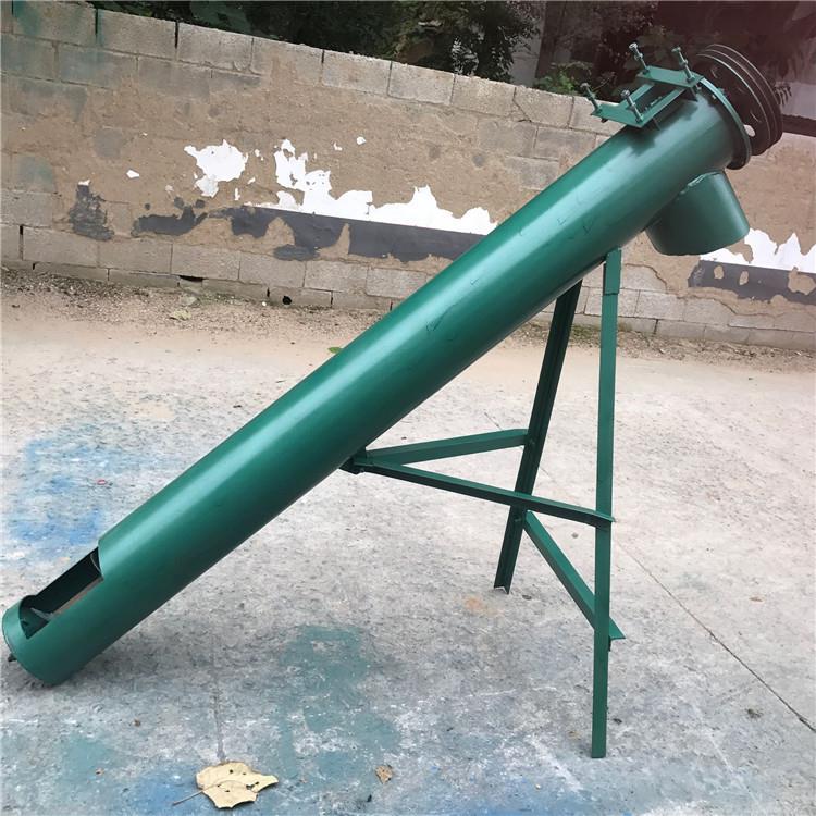 新余管式干粉沙子蛟龙提升机螺旋提升机铁螺旋输送机
