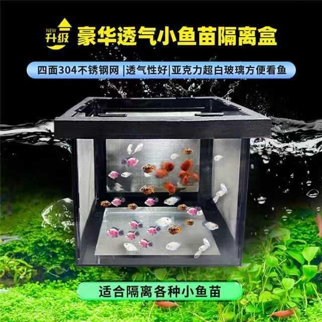 四面80目304不锈钢网隔离盒防吸高透不生锈隔离迷你鹦鹉鱼苗专用图片