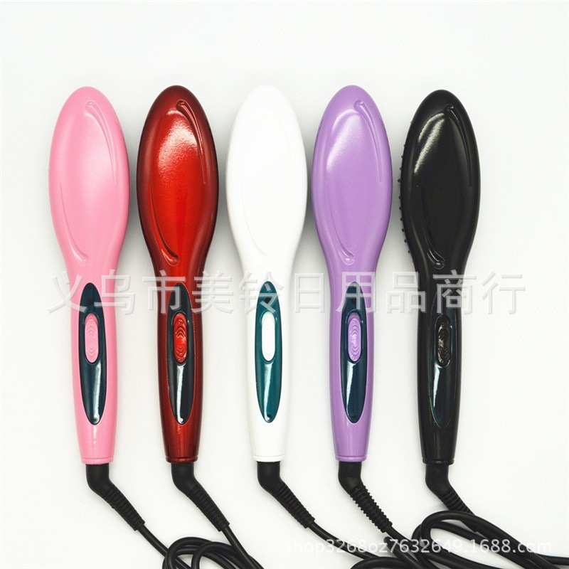 Electric brush comb Irons Auto Straight Hair Straightener