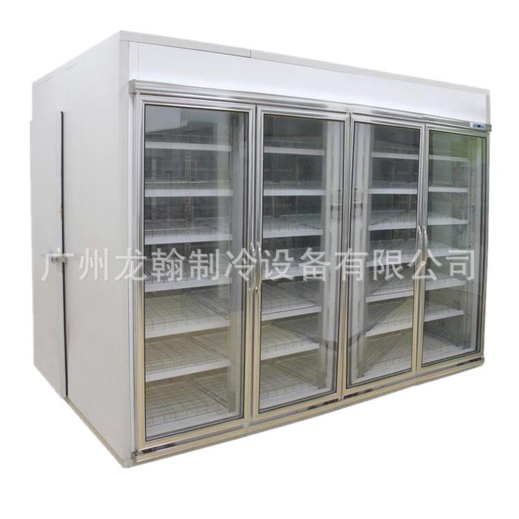谷轮后补式冷库MGT-3LS四门全家711喜士多连锁便利店步入冷柜