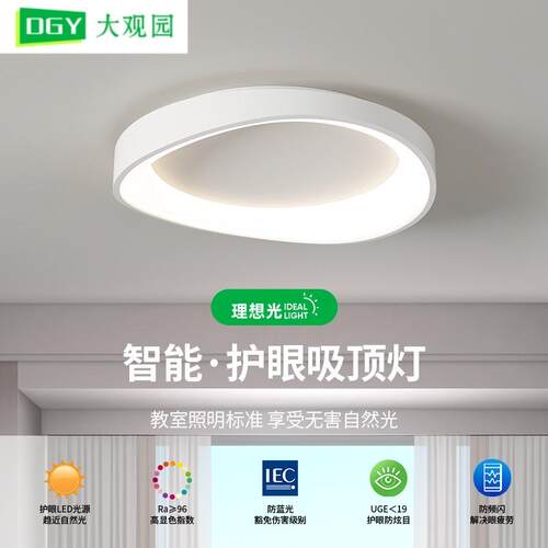 DGY吸顶灯现代简约灯具温馨LED儿童房创意房间餐厅吸顶灯中山灯具
