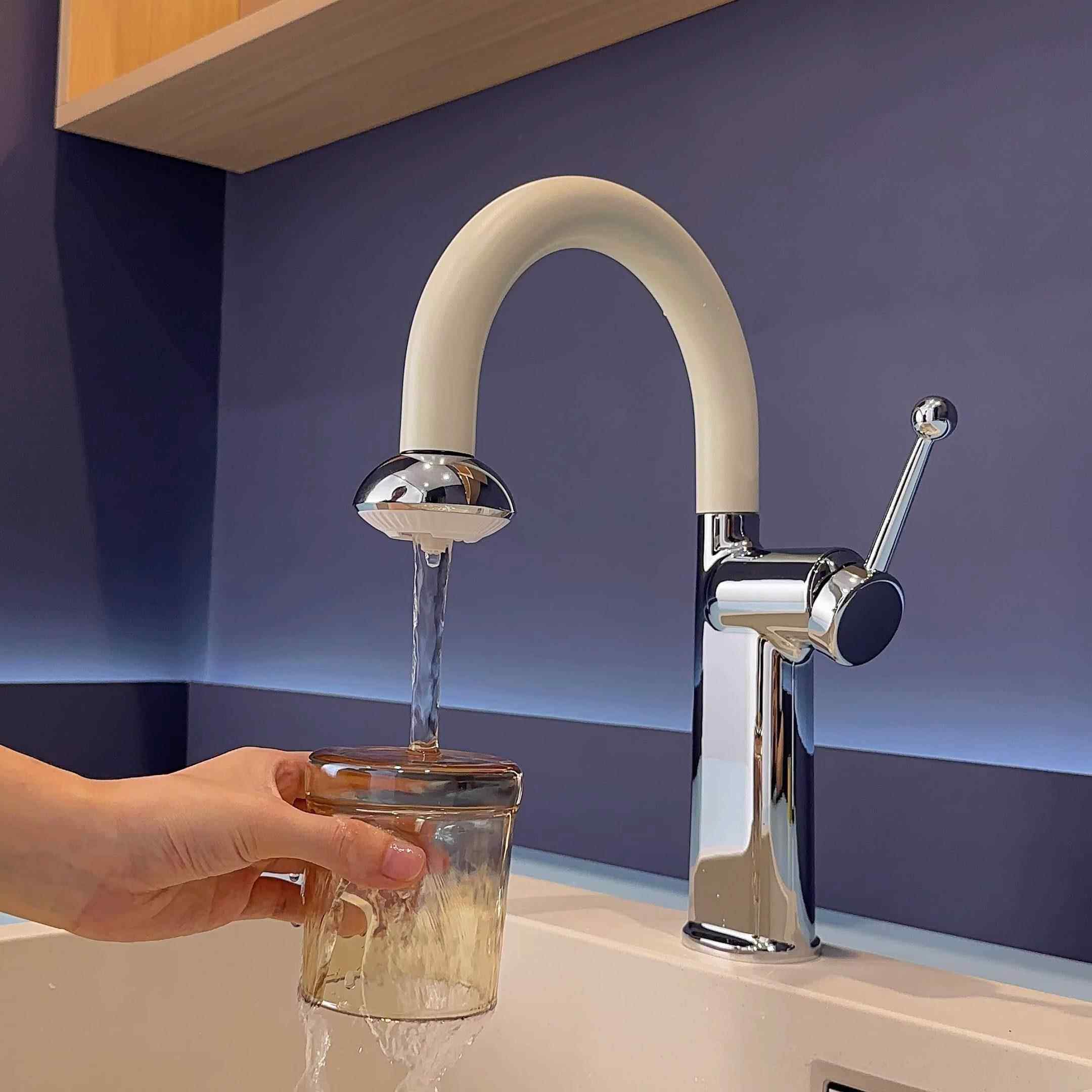 精铜日式冷热双用升降抽拉水龙头洗脸盆浴室柜台盆厨房水槽水龙头,家装主材,面盆龙头,淘宝优惠券,粉丝福利购,淘宝优惠卷