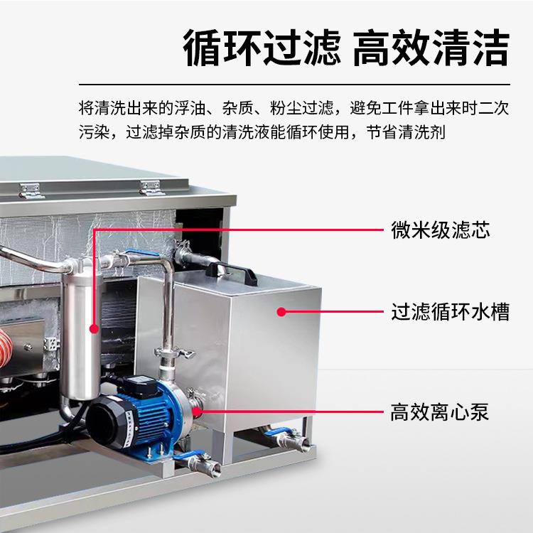 过循环超声波清EHE洗机钢工业钨滤片刀具刀钻头除油单槽清洗设备
